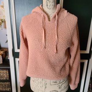 Derek Heart Cropped Hoodie